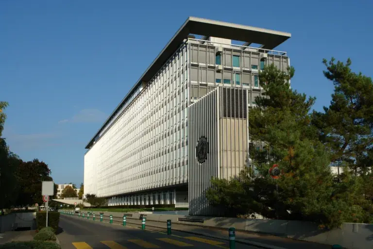 World Health Organization building in Geneva