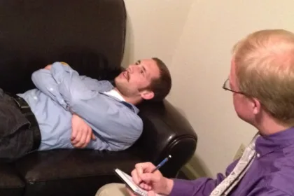 Scene from a psychological consultation