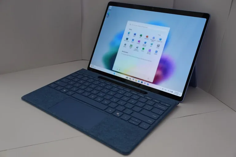Surface computer showing the Windows 11 interface