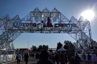 Entrance to the Corona Capital festival during the 2017 edition