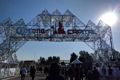 Entrance to the Corona Capital festival during the 2017 edition