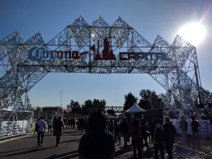 Entrada al festival Corona Capital durante la edición de 2017