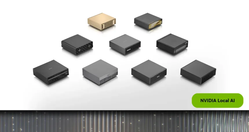 Official renders of compact systems from the NVIDIA DGX Spark platform