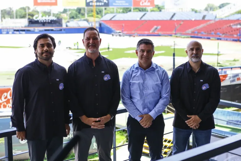 Representatives of Charros de Jalisco during the presentation of their season