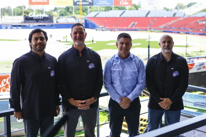 Representatives of Charros de Jalisco during the presentation of their season