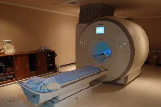 Equipo de resonancia magnética en el Taiwan Mind and Brain Imaging Center