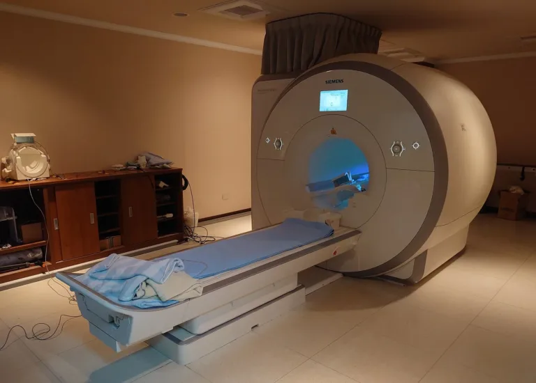 MRI machine at the Taiwan Mind and Brain Imaging Center