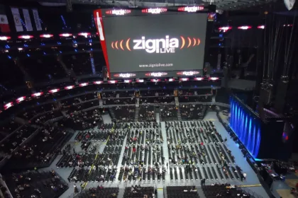 Interior de la Arena Ciudad de México durante un evento