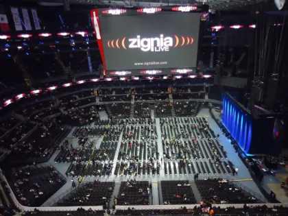 Interior de la Arena Ciudad de México durante un evento