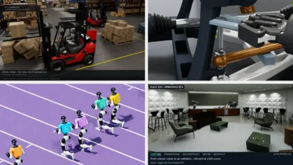 Demostraciones de simulación publicadas por NVIDIA Omniverse