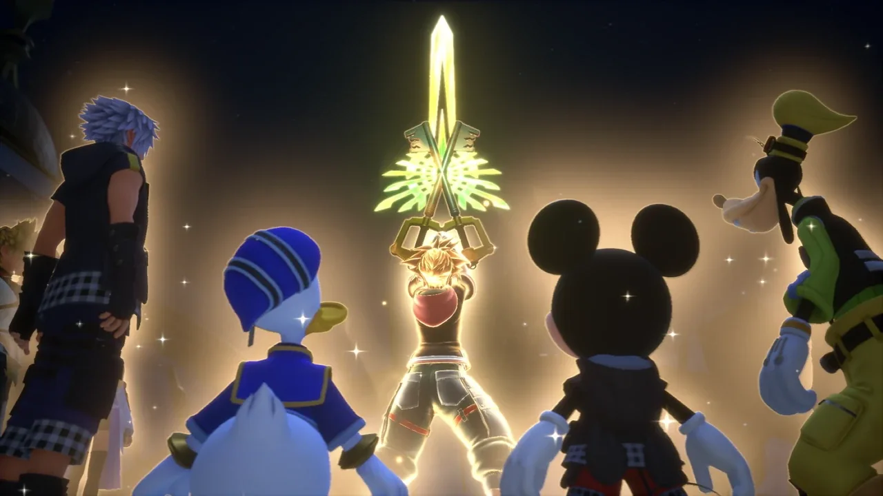 Official Kingdom Hearts Collection scene published by Square Enix