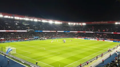 File photo of Parc des Princes stadium in Paris during a soccer match, on February 17, 2018.