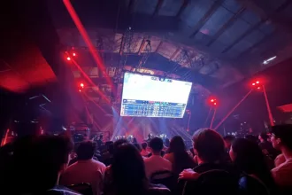 Crowd and stage at VALORANT Champions in Los Angeles