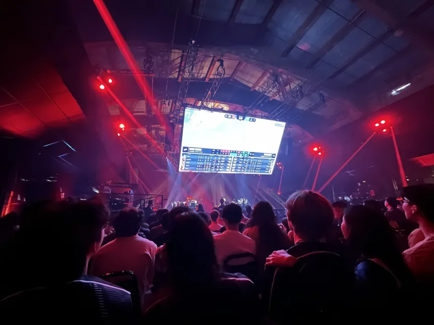 Crowd and stage at VALORANT Champions in Los Angeles