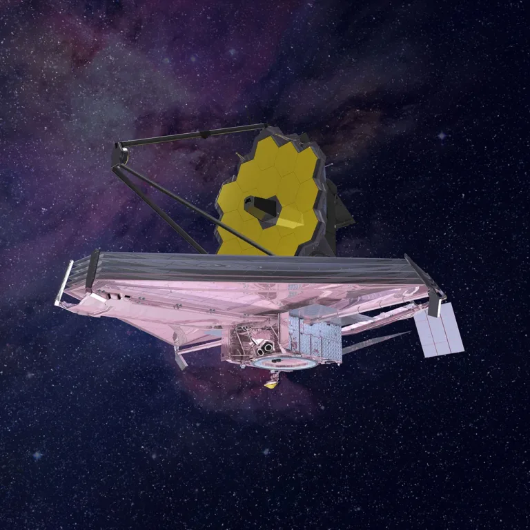 Artistic rendering of the James Webb Space Telescope published in 2017