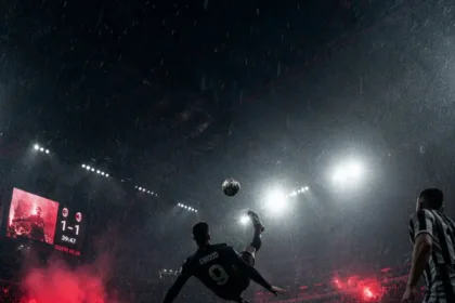 Ilustración editorial de futbol; no corresponde a una fotografía del evento