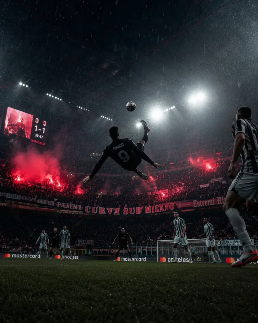 Ilustración editorial de futbol; no corresponde a una fotografía del evento