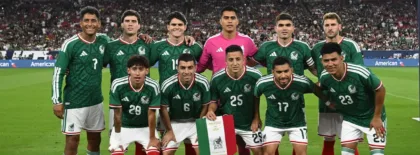 Selección mexicana mayor formada antes de un partido