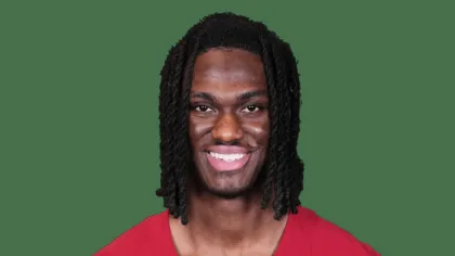 Marvin Harrison Jr. en retrato de archivo con uniforme de Arizona