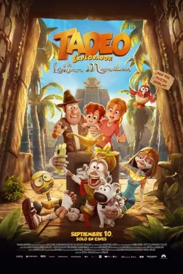 Póster de Tadeo El Explorador y La Lampara Maravillosa