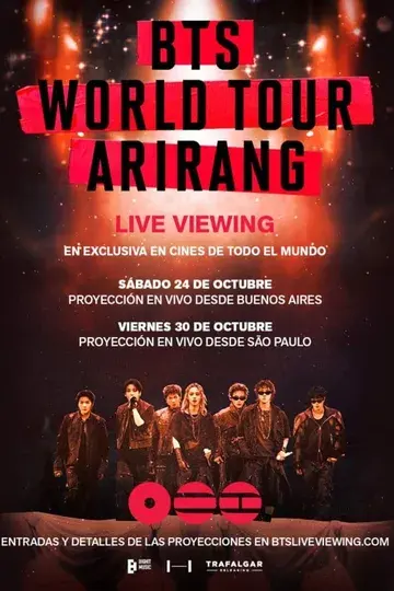 Póster de BTS WORLD TOUR 'ARIRANG' IN BUENOS AIRES: LIVE VIEWING
